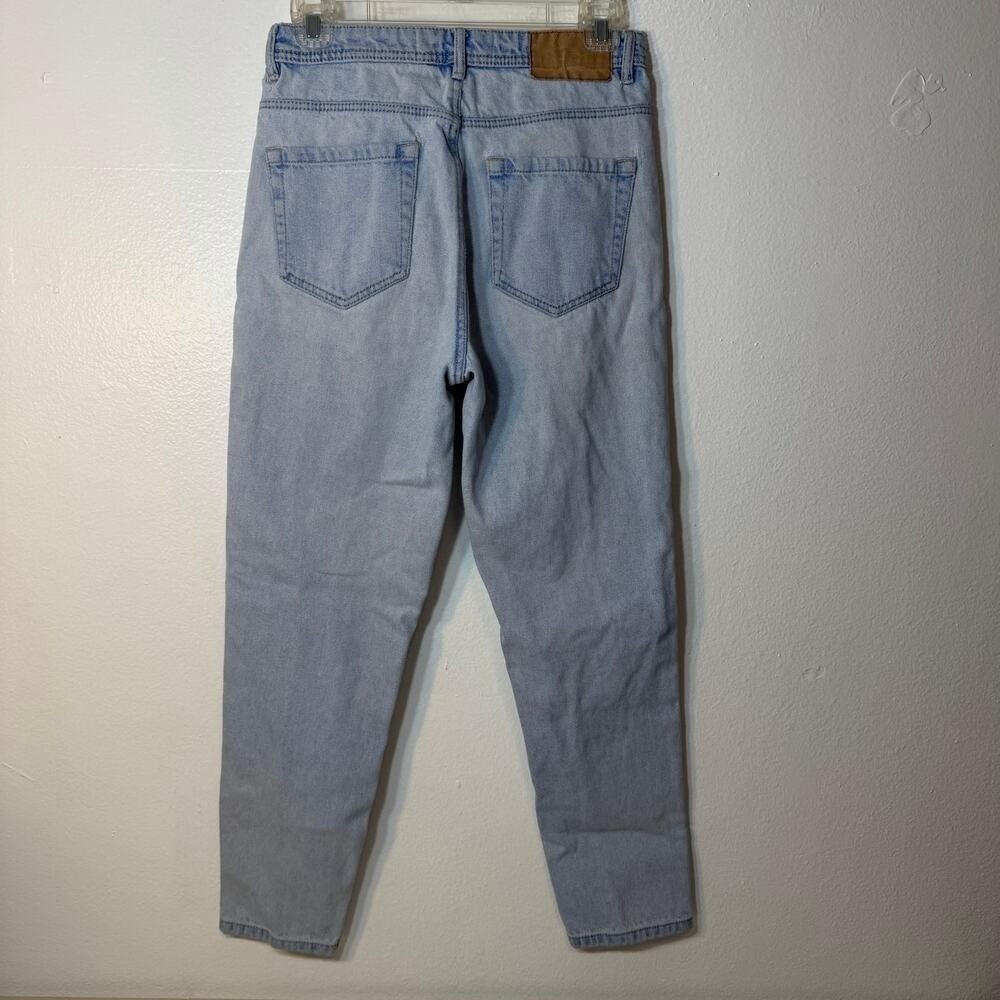 Zara Trafaluc Mom Jeans Womens Size 2 Light Wash High Rise Vintage Style Denim - Picture 3 of 10